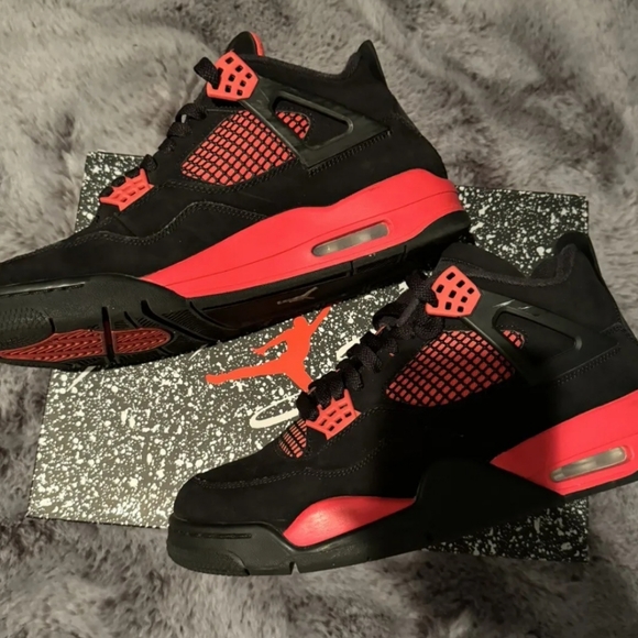 Nike air Jordan 4 retro mid red thunder - Picture 6 of 10